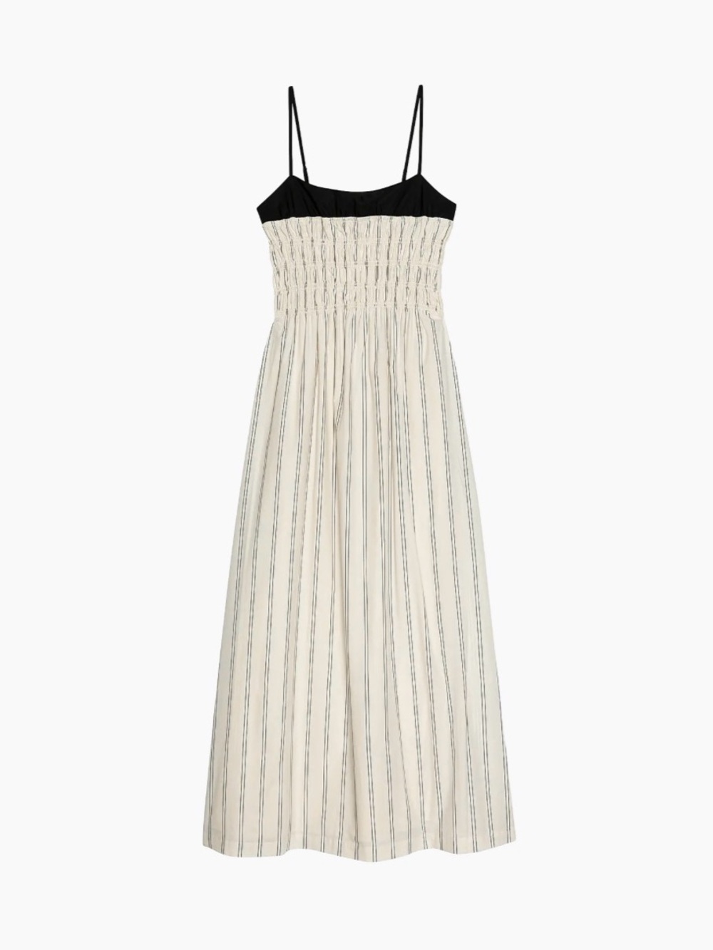Rails Cream and Black Striped Midi Dress - Picture 3 of 6